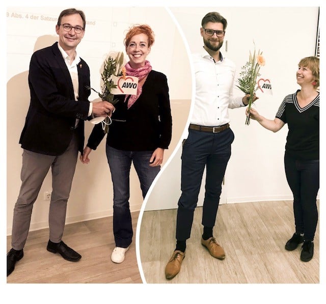 v.l.n.r.: Denny Möller, Jana Rötsch, Hannes Mackowiak und Melanie Morawa