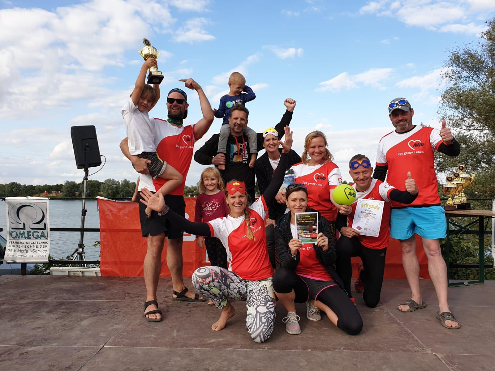 Drachenbootrennen in Erfurt