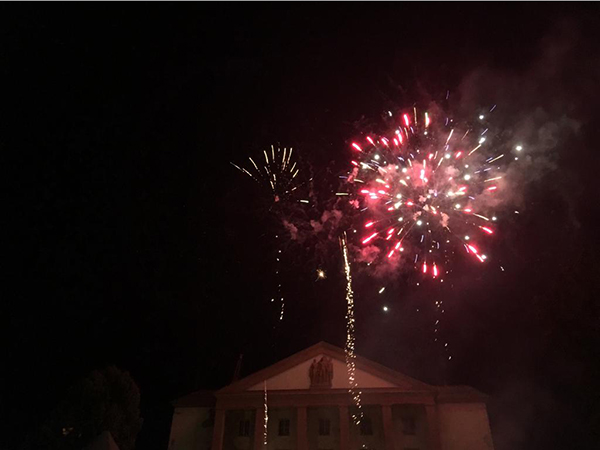 Zum Abschluss gab es ein großes Feuerwerk