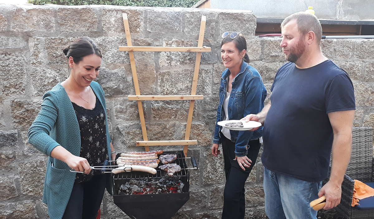 Grillfest im Sommer