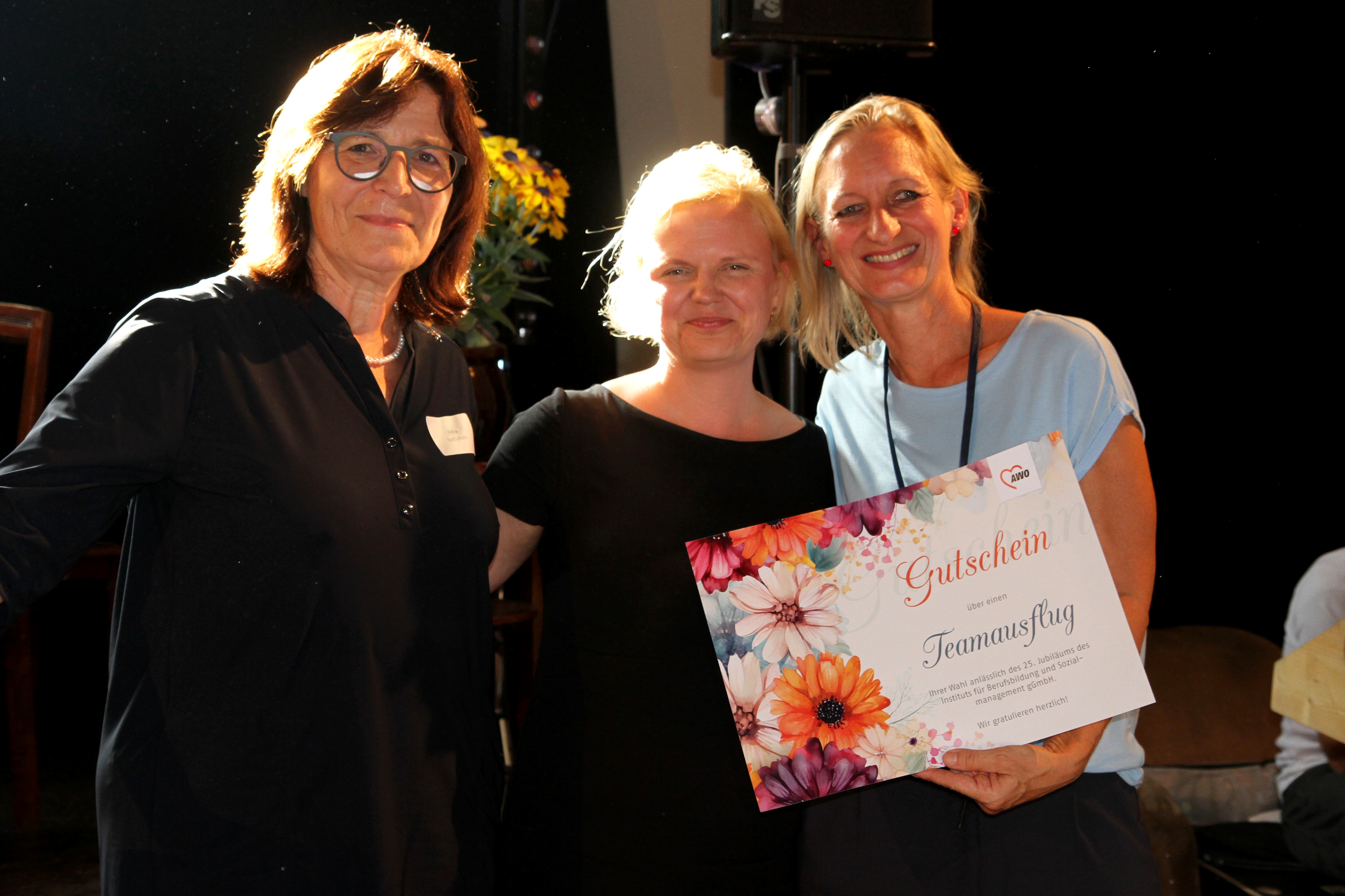 Petra Rottschalk, Katja Glybowskaja und IBS-Prokuristin Christiane Götze