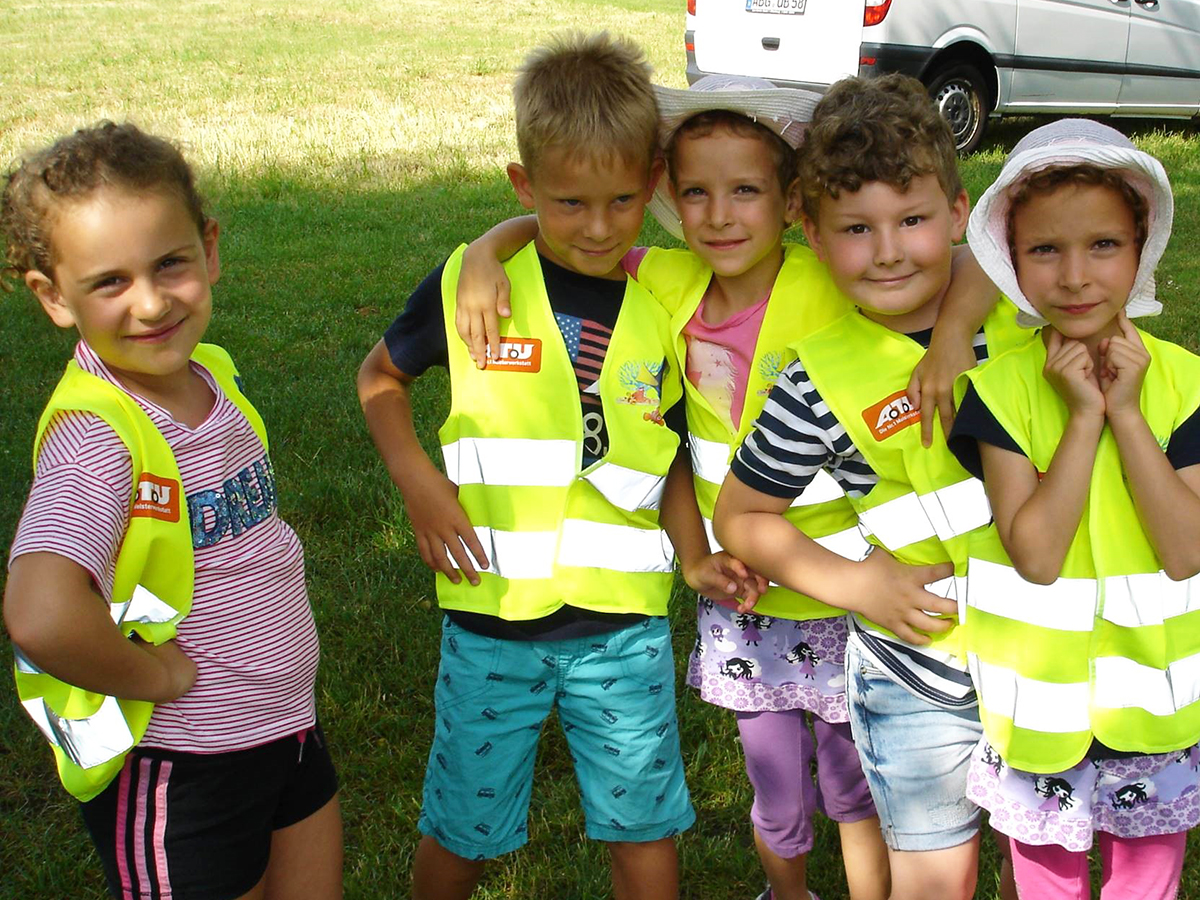 Die zukünftigen Schulkinder der AWO Kita "Knirpsenland" aus Gößnitz