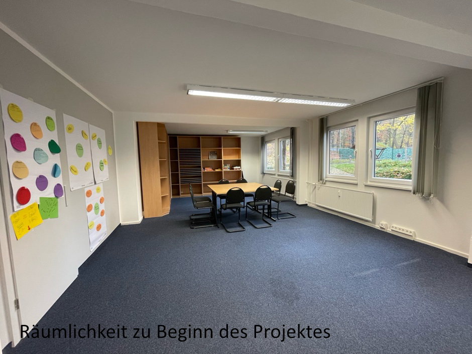 Raum zu Beginn des Projektes